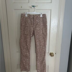 Anthropologie Tan Straight Leg Pants